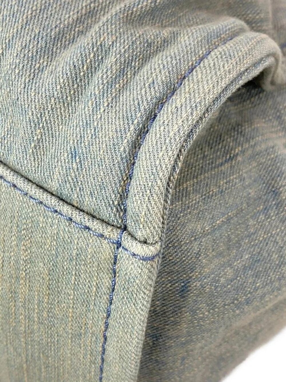 CHANEL Deauville Line A66941 Light Blue Denim Tote Bag - Picture 4 of 16